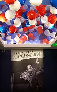 1972 election re-election gallery balloons