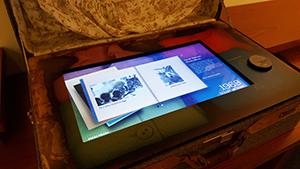 Pat Nixon gallery interactive suitcase