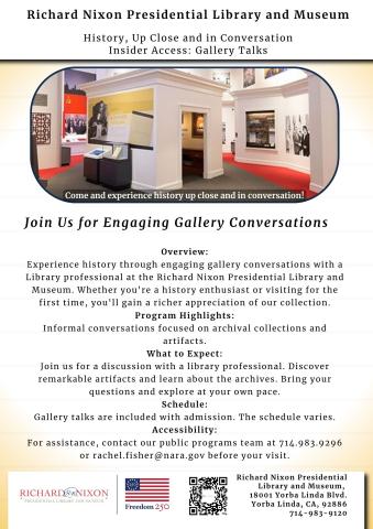 History Up Close website flyer
